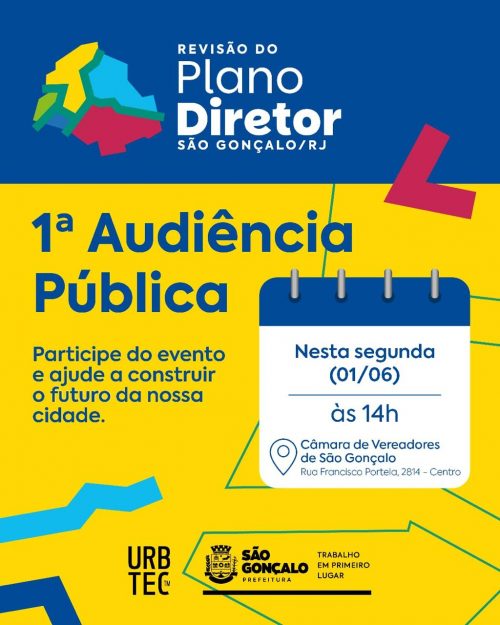 São Gonçalo realiza primeira audiência pública da revisão do Plano Diretor