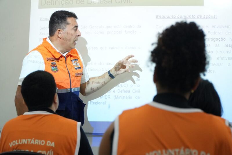 Curso de Voluntários da Defesa Civil de São Gonçalo começa sua 14ª turma