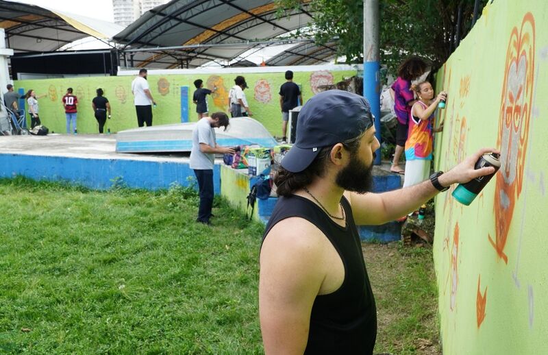 Curso de graffiti no CRIA promove formação artística gratuita 