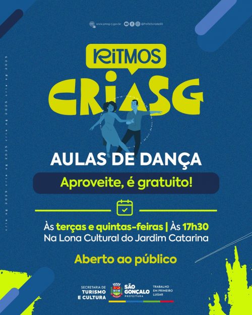 Projeto CRIA SG oferece aula de ritmos no Jardim Catarina 