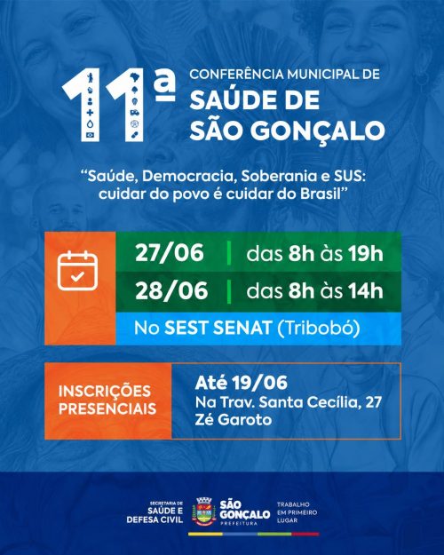 São Gonçalo abre inscrições para a XI Conferência Municipal de Saúde