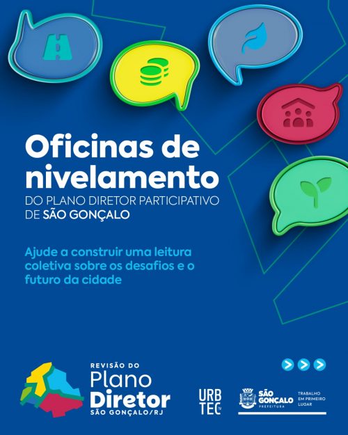 São Gonçalo promove oficinas de nivelamento da revisão do Plano Diretor