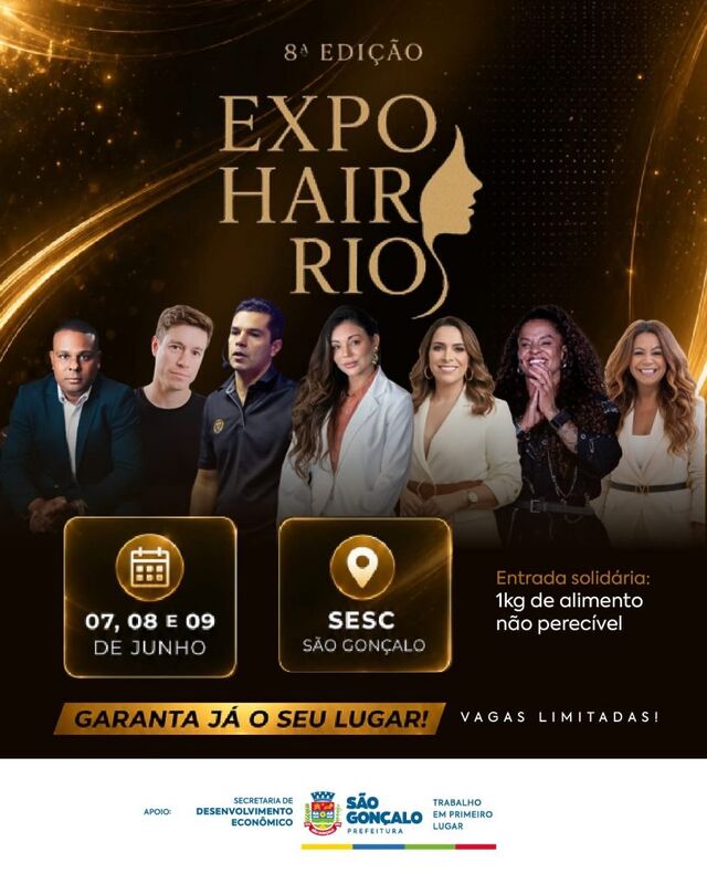 São Gonçalo sediará evento do setor de beleza a partir do próximo domingo (7)