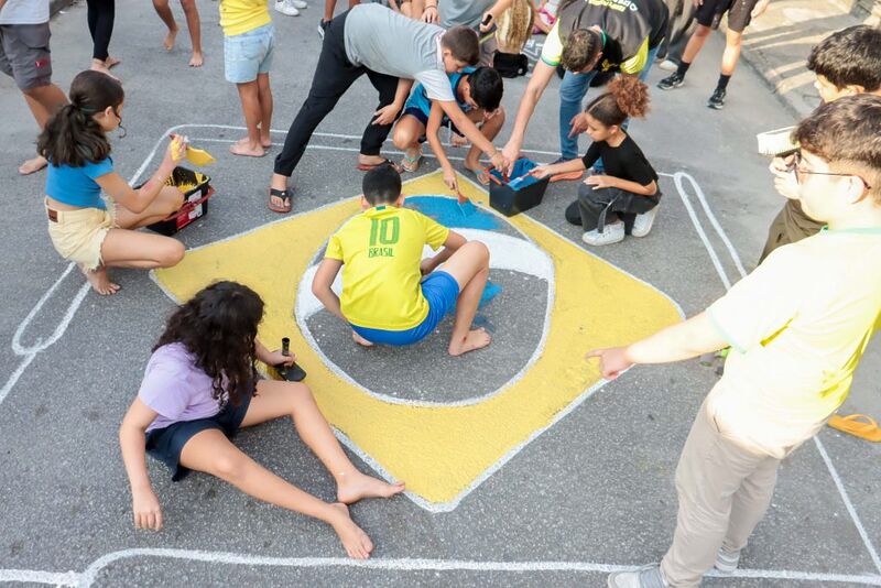 São Gonçalo segue pintando ruas para Copa do Mundo