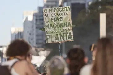 São Paulo (SP), 21/06/2026  - 18ª Marcha da Maconha na avenida Paulista. 
Foto: Paulo Pinto/Agência Brasil