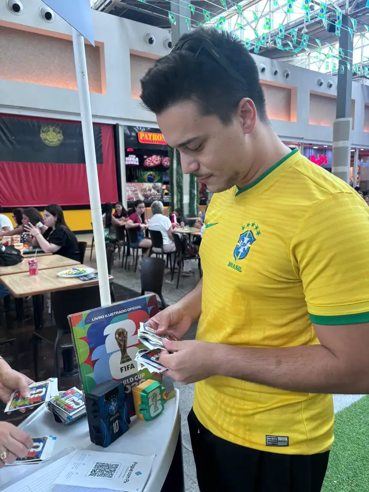 Lucas Antonio Pinheiro, colecionador, álbum de figurinhas, Copa 2026