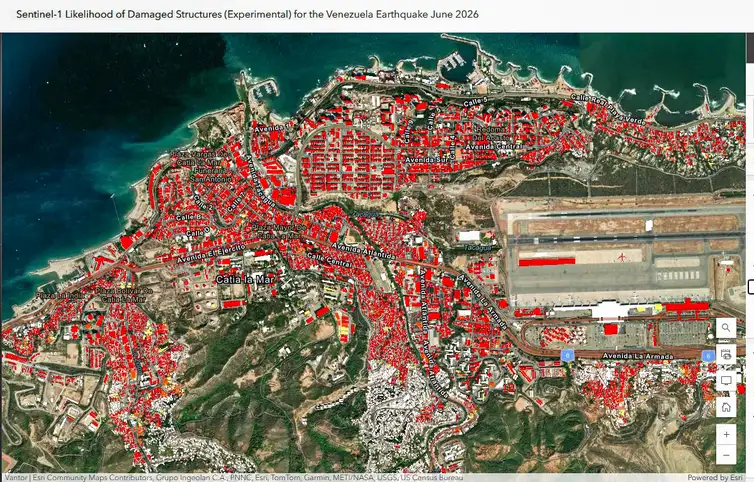 Nasa Brasília (DF), 30/06/2026 – Mapa da Nasa sugere 59 mil prédios danificados em terremoto
Nasa