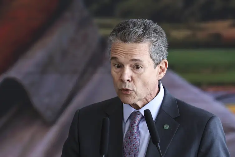Brasília (DF), 30/06/2026 - O  ministro da Agricultura e Pecuária, André de Paula, durante o lançamento do Plano Safra 2026/2027, no Palácio do Planalto.  Foto: Marcelo Camargo/Agência Brasil