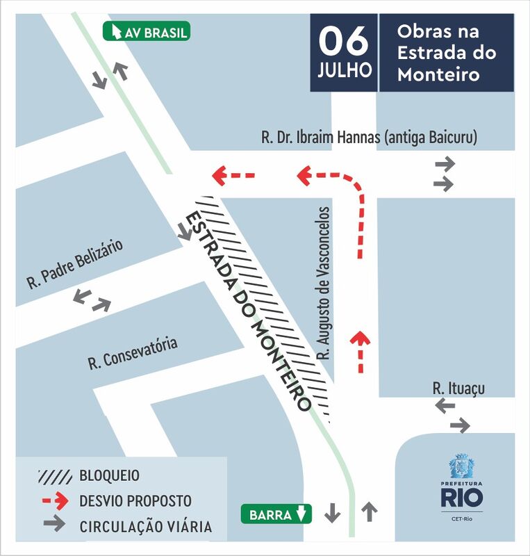 CET-Rio altera trânsito em Campo Grande para continuidade das obras do Plano de Mobilidade - Prefeitura da Cidade do Rio de Janeiro