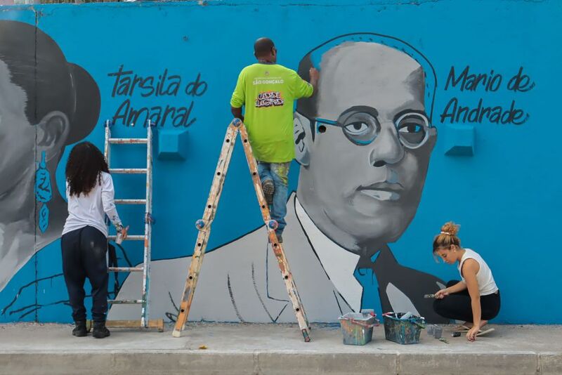 Cidade Ilustrada prepara painel em homenagem ao histórico Palacete do Mimi
