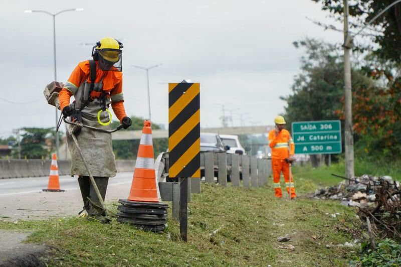 Prefeitura e Arteris iniciam revitalização de mais uma área usada para descarte irregular de lixo na BR-101