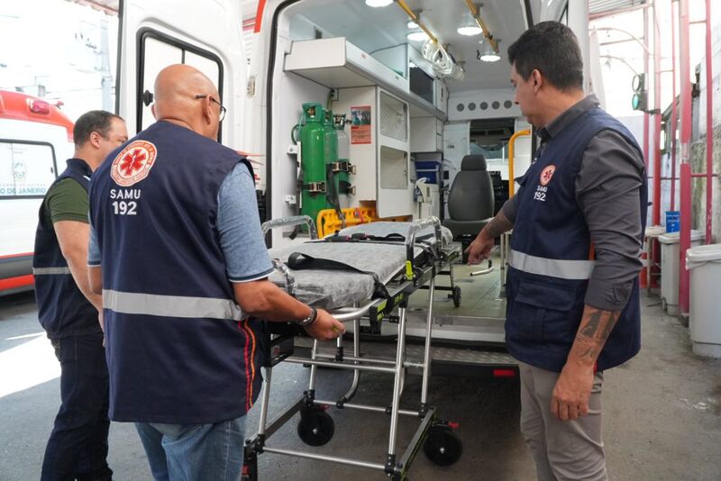 SAMU disponibiliza ambulância específica para pacientes com obesidade grave