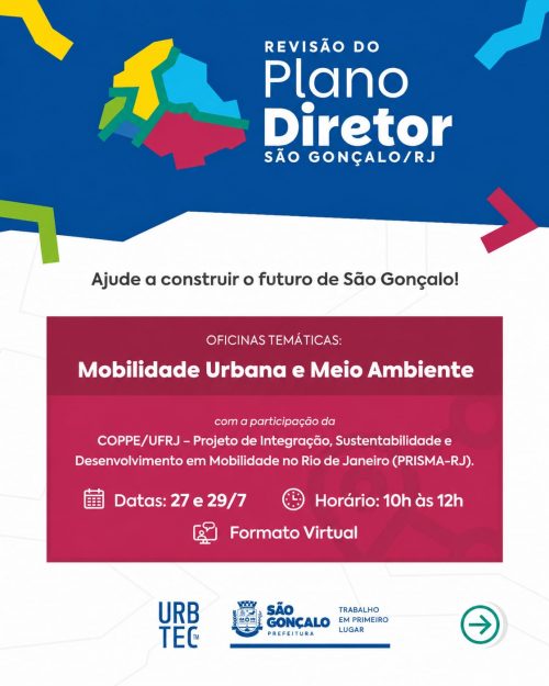 São Gonçalo promove oficinas online para a revisão do Plano Diretor com participação aberta à população