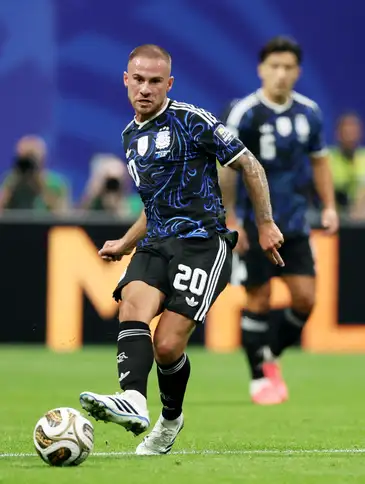 Reuters/Brett Davis/Proibida reprodução Soccer Football - FIFA World Cup 2026 - Semi Final - England v Argentina - Atlanta Stadium, Atlanta, Georgia, U.S. - July 15, 2026 Argentina's Alexis Mac Allister in action IMAGN IMAGES via Reuters/Brett Davis