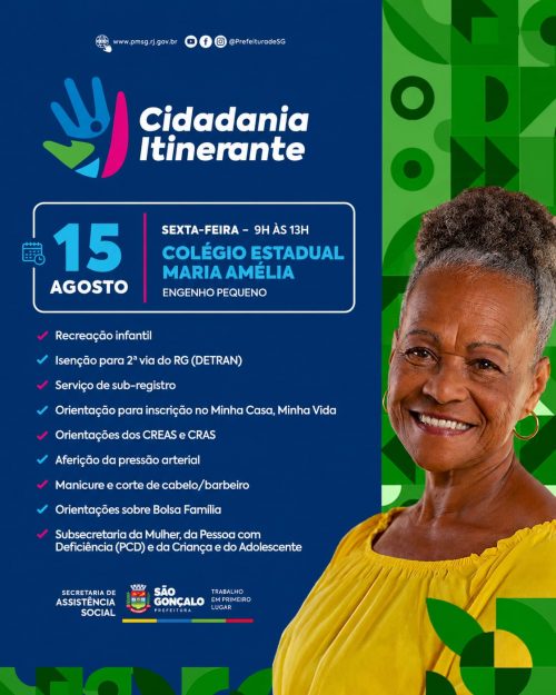 Cidadania Itinerante vai levar serviços gratuitos ao Engenho Pequeno