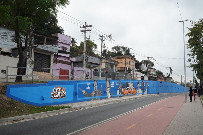 Cidade Ilustrada finaliza painel inspirado no histórico Palacete do Mimi