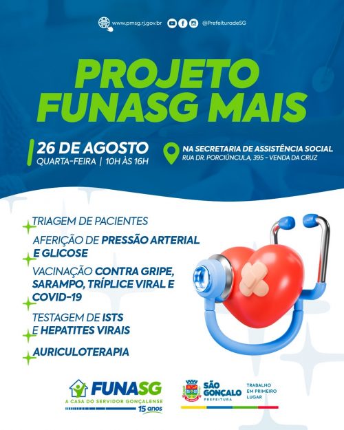 Funasg Mais terá nova edição na Secretaria de Assistência Social