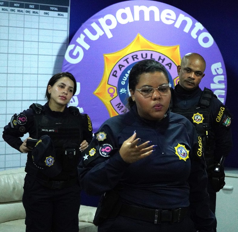 Guarda Municipal de São Gonçalo promove ação em alusão ao Agosto Lilás