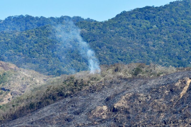 Incêndio na Serra do Vulcão é controlado após mais de 11 horas de combate
