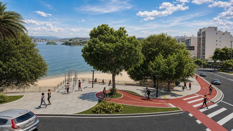 Orla de Icaraí será revitalizada com nova ciclovia, calçadão ampliado, banheiros e quiosques modernos e padronizados