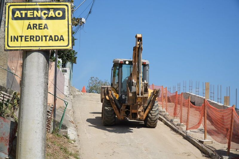 Obras de contenção de encosta no Lindo Parque entram na reta final