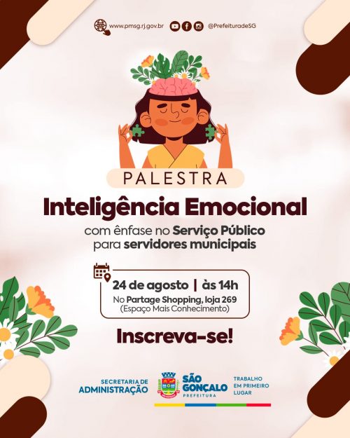 Prefeitura de São Gonçalo promove palestra sobre inteligência emocional para servidores