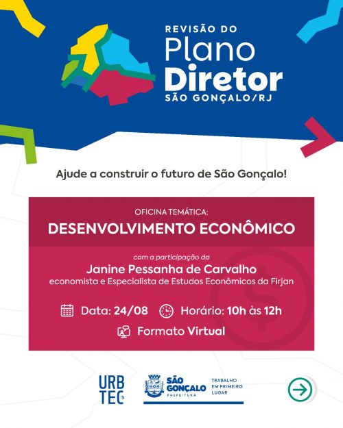 São Gonçalo promove mais uma oficina do Plano Diretor nesta segunda-feira (24)