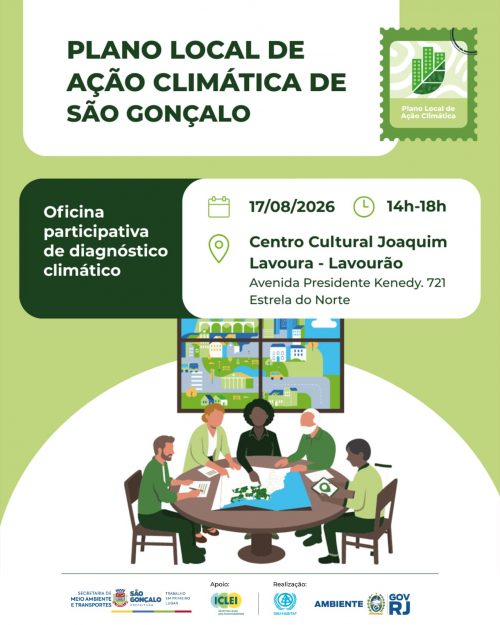 São Gonçalo promove oficina sobre Plano Local de Ação Climática