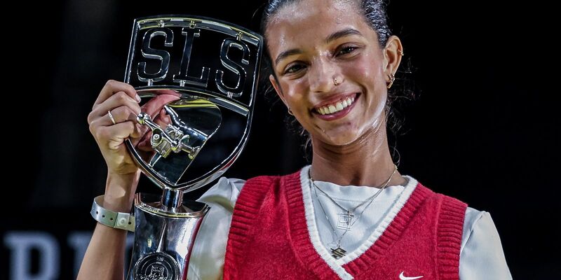 Rayssa é campeã da etapa carioca da Liga Internacional de Skate Street