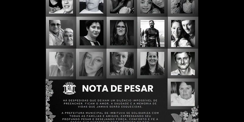 Vítimas do acidente na BR-737 são veladas em Imbituva 