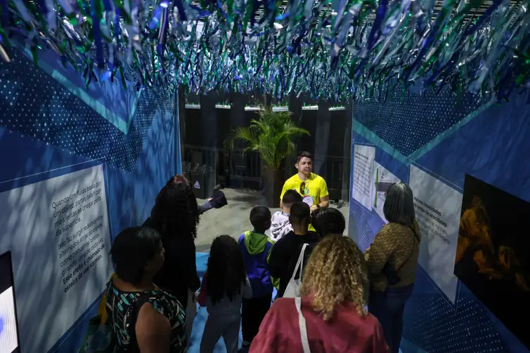Tomaz Silva/Agência Brasil Rio de Janeiro (RJ), 27/08/2026 – Quarta edição do Festival Nacional da Matemática reúne estudantes e público no Axia Marina da Glória, no Rio de Janeiro. Promovido pelo Instituto de Matemática Pura e Aplicada (IMPA), o evento celebra a matemática e a ciência. Foto: Tomaz Silva/Agência Brasil