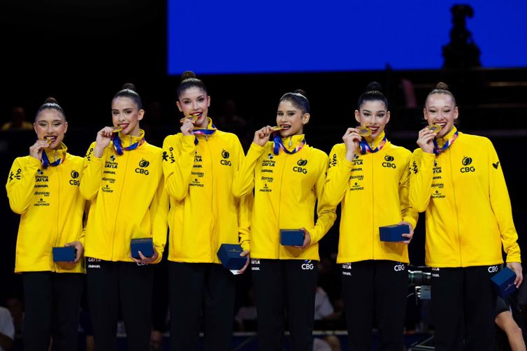  Brasil faz história e leva dois ouros no Mundial de ginástica rítmica. Foto: : MeloGym/CBG