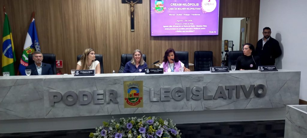 Casa da Mulher Nilopolitana encerra Agosto Lilás com seminário sobre os 20 anos da Lei Maria da Penha