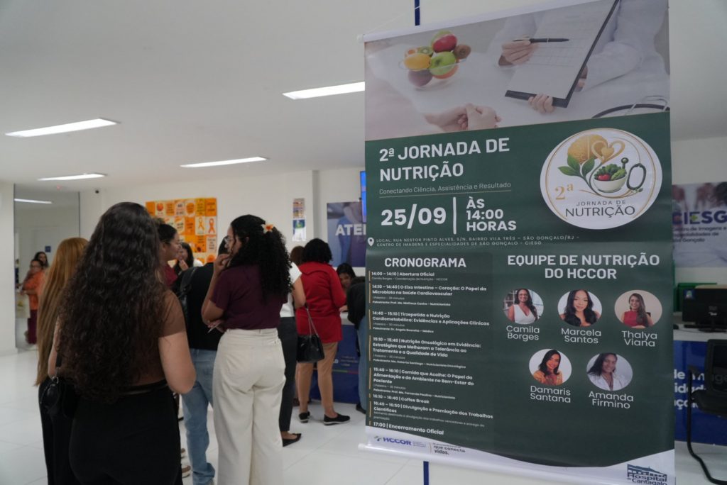 HCCOR reúne profissionais em jornada de nutrição