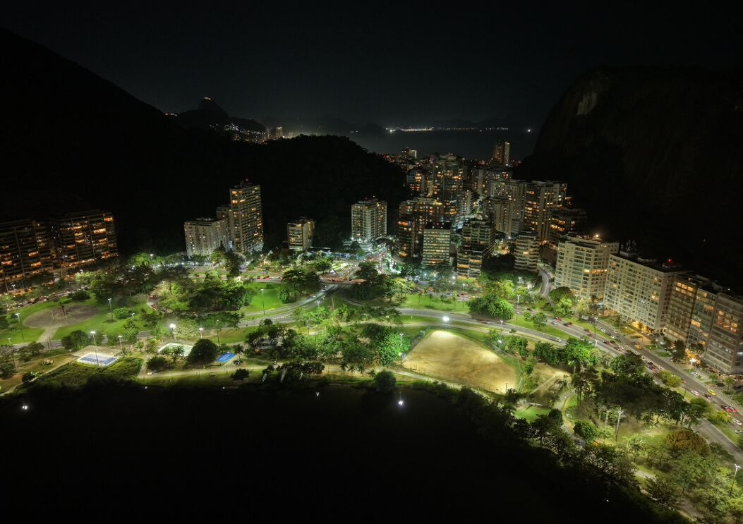 Nova iluminação valoriza o Parque do Cantagalo, na Lagoa Rodrigo de Freitas – Prefeitura da Cidade do Rio de Janeiro