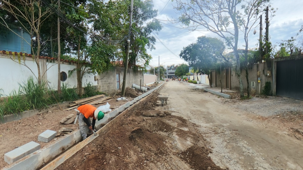 Obras de reurbanização avançam em ruas de Santo Antônio, em Niterói  – Prefeitura Municipal de Niterói