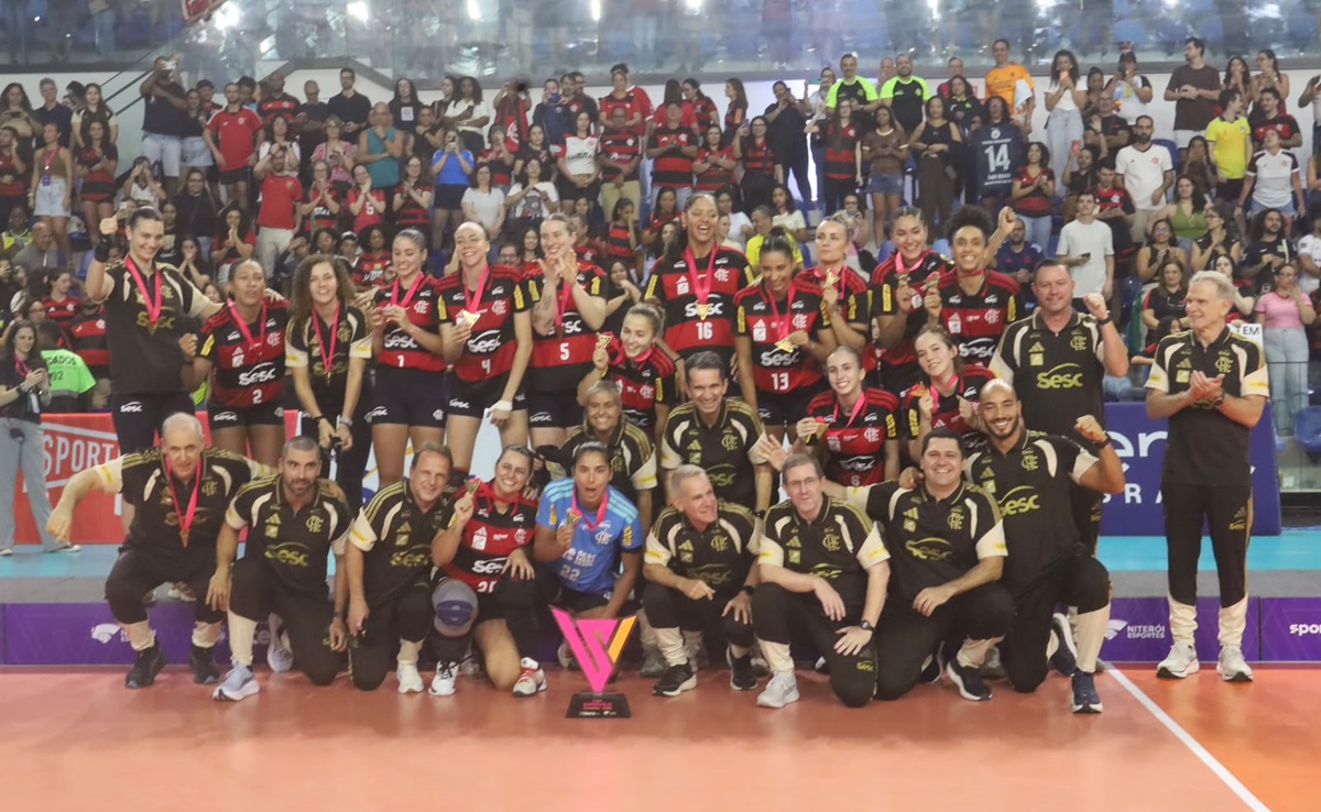 SESC-RJ Flamengo vence Dentil Praia Clube de virada e conquista Copa Supervôlei Feminino na Arena Niterói – Prefeitura Municipal de Niterói