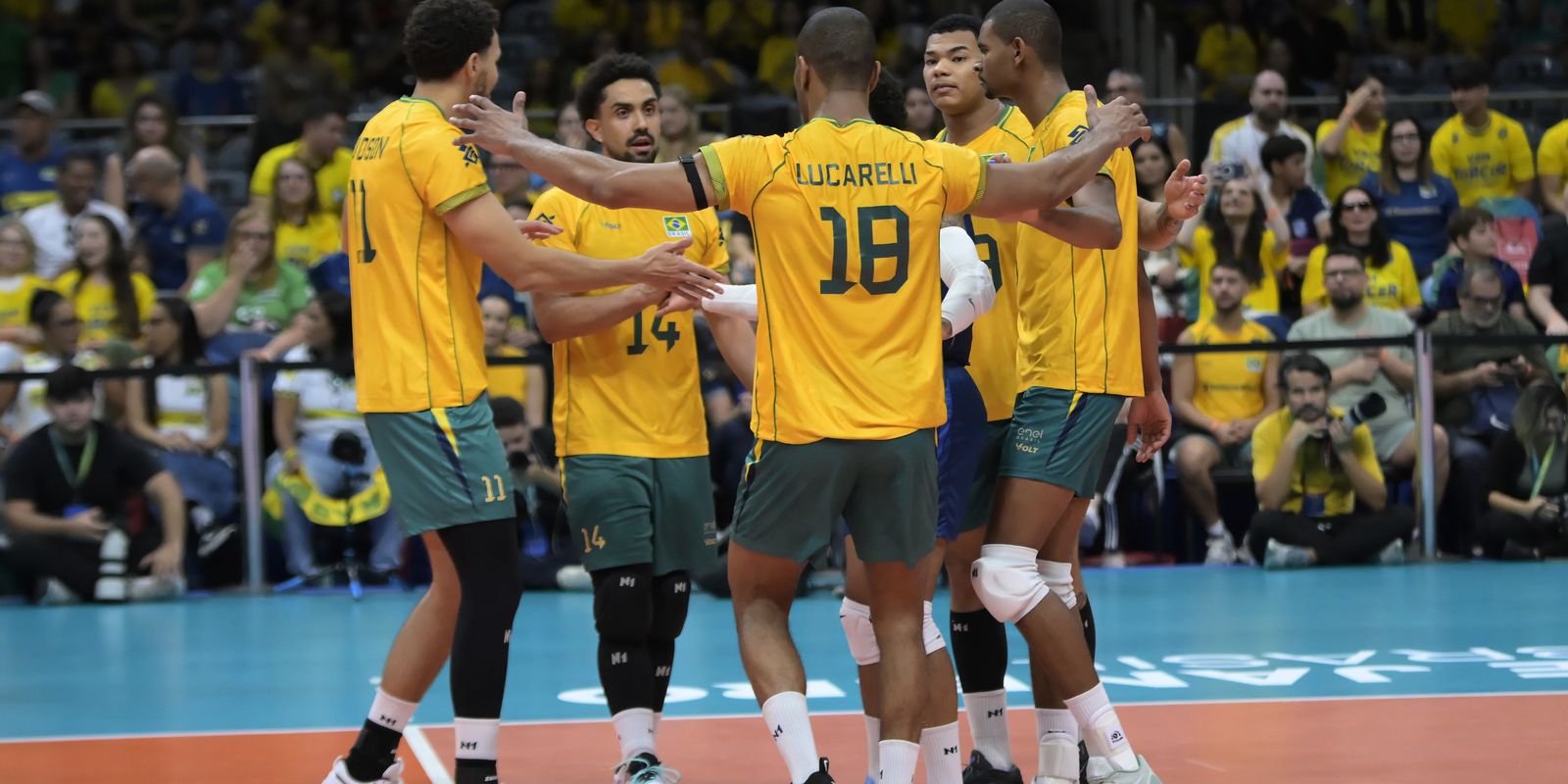 Brasil vence Venezuela e está no mundial de vôlei masculino