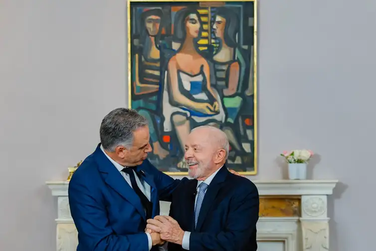 21/09/2026 - O presidente Lula durante encontro bilateral com o presidente do Uruguai, Yamandú Orsi, em Nova York, no contexto da semana de Alto Nível da Assembleia Geral da ONU. Foto: @LulaOficial/ X