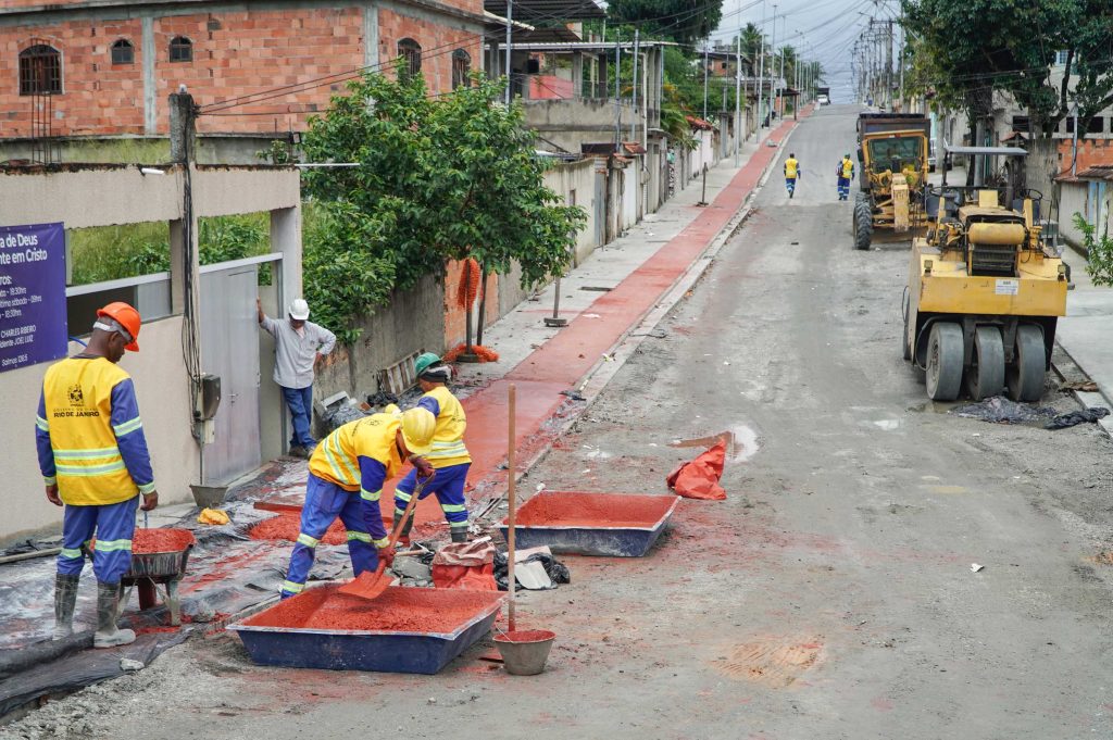 Ciclovia do MUVI começa a tomar forma no Jardim Catarina e em Guaxindiba
