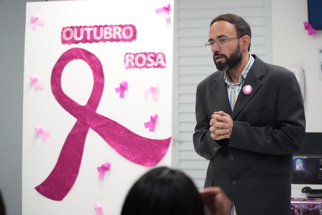 Ciesg promove palestra e oferta de serviços a funcionárias no Outubro Rosa